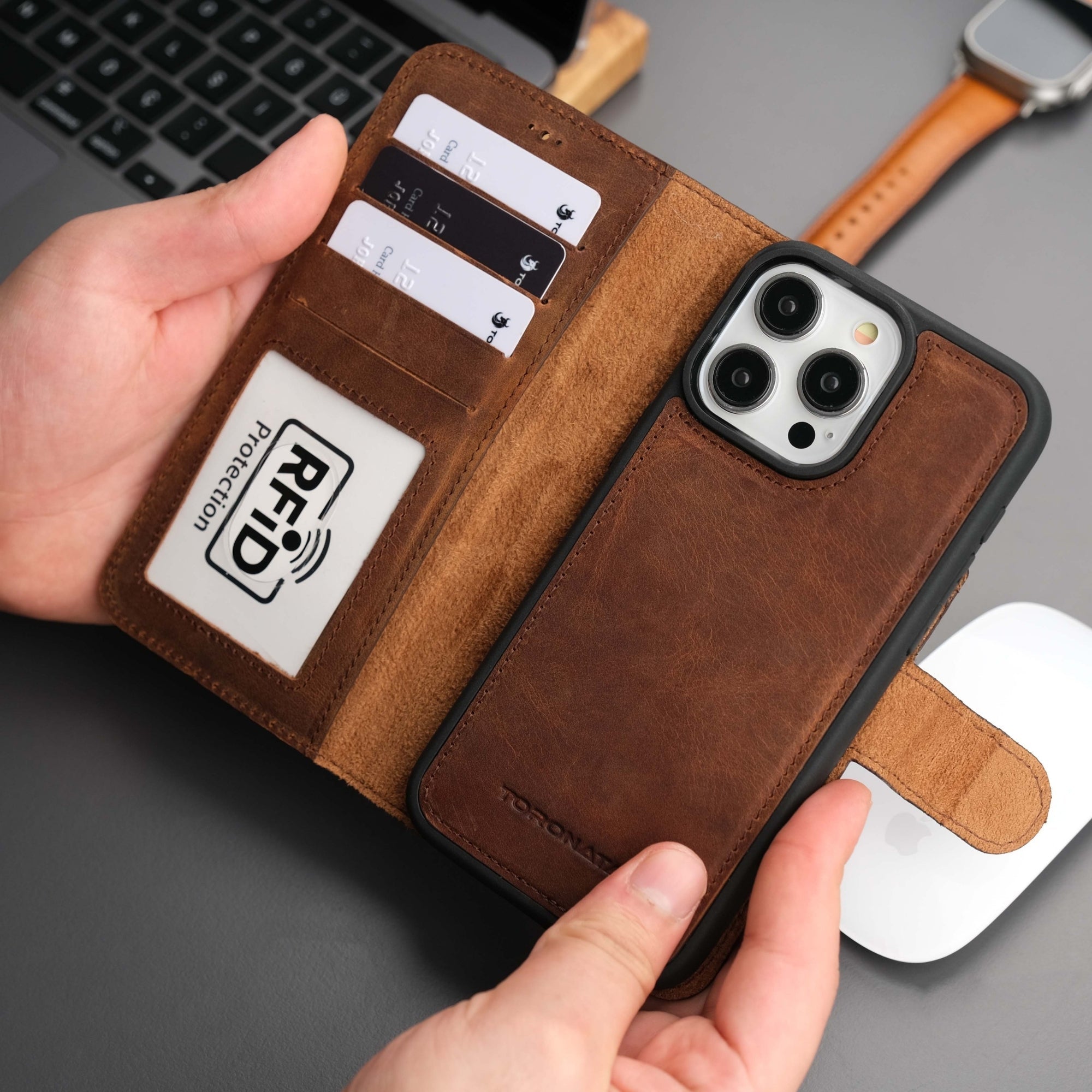 iPhone 16 Pro Max Deri Kılıf | Premium Koruma ve Şık Tasarım