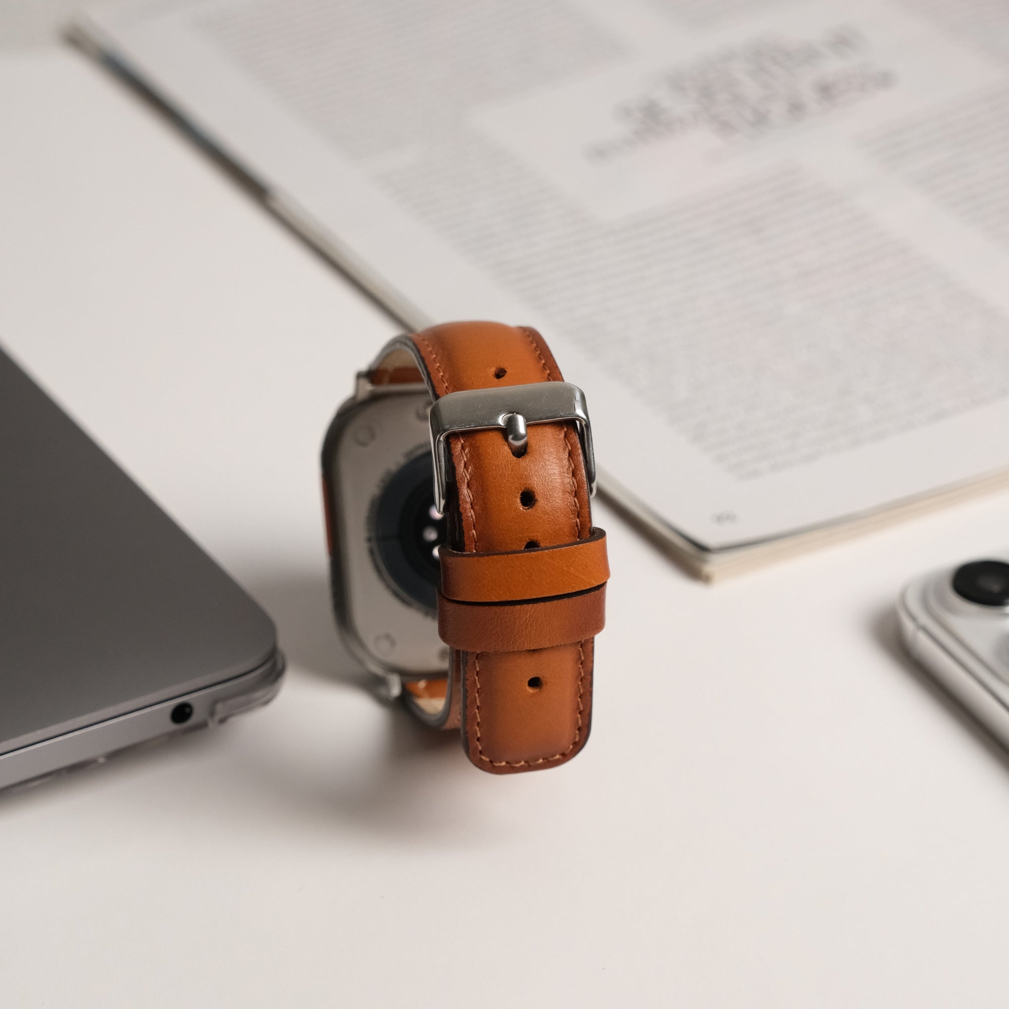 Apple Watch Deri Kordon | Tüm Serilere Uyumlu Premium Tasarımlar