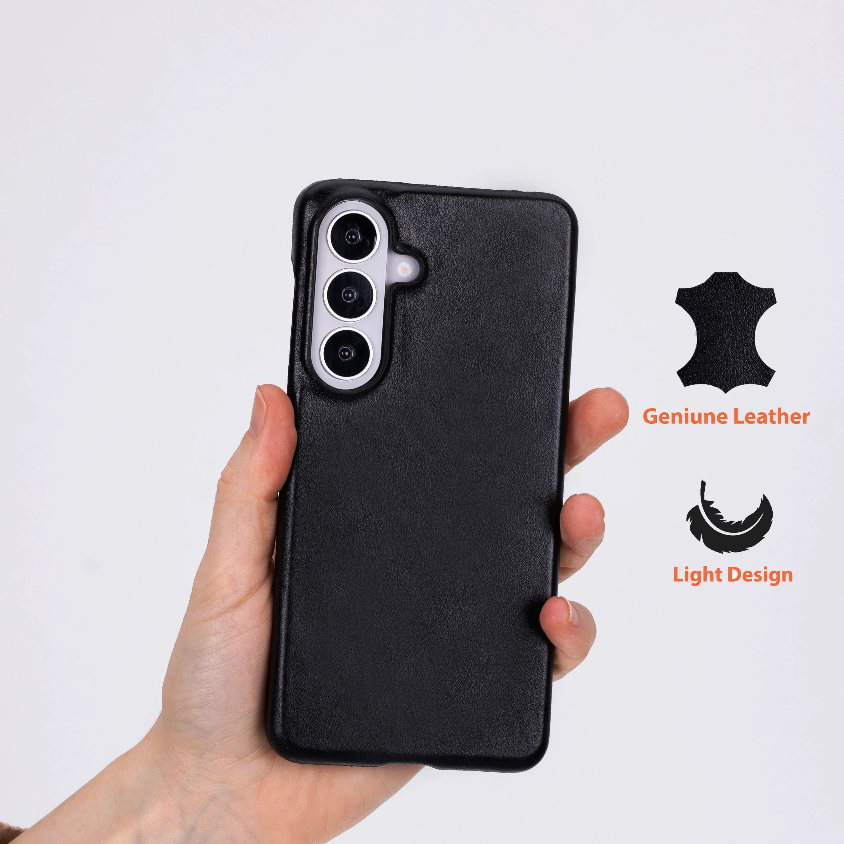 Marion Samsung Galaxy S26 Leather Case - TORONATA #color_siyah
