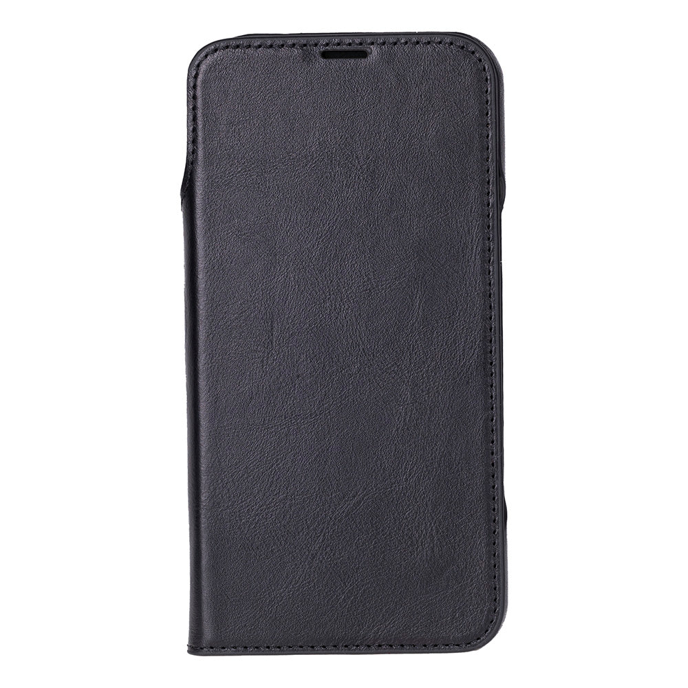 Decatur iPhone 18 full-grain leather folio case - Black - view 21