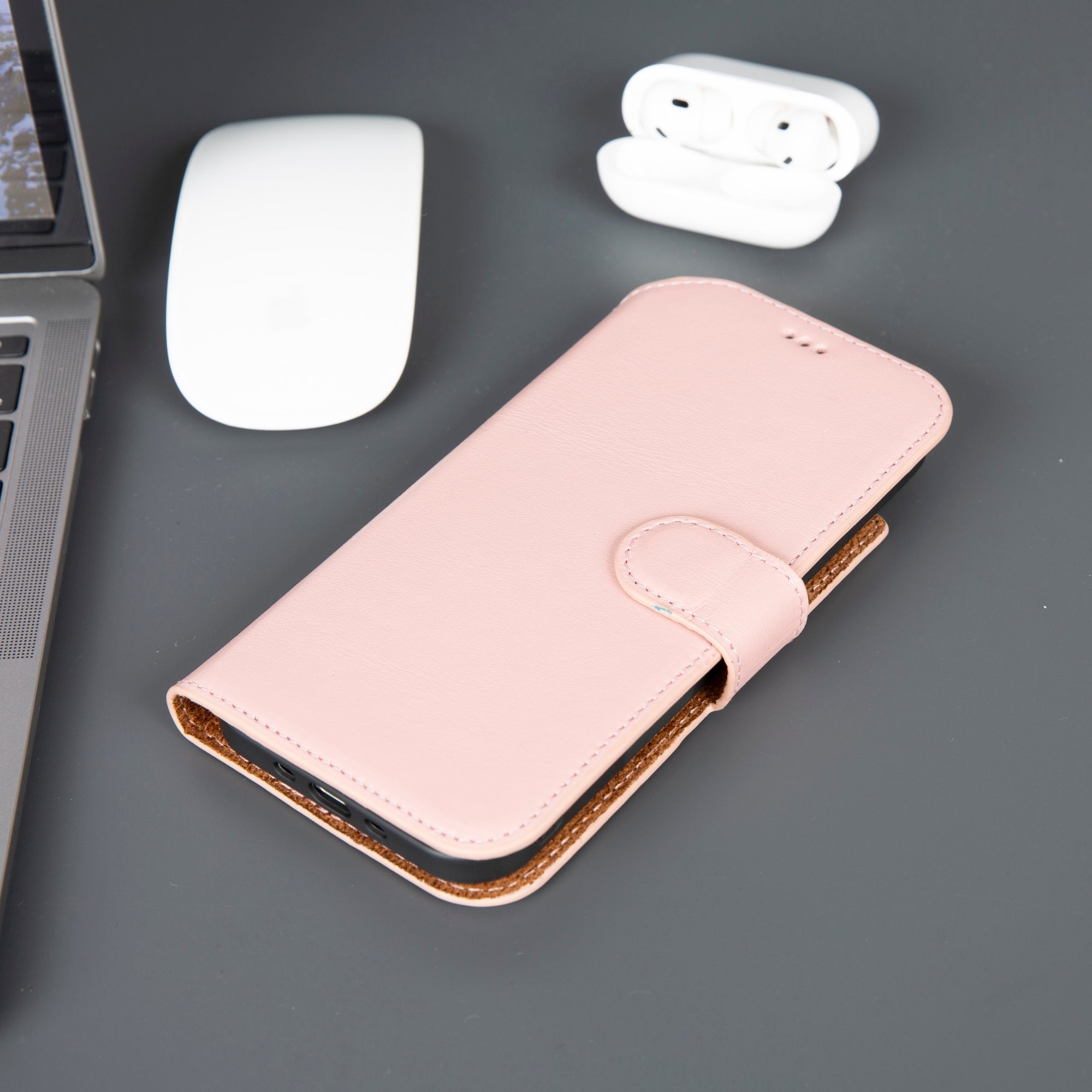 Casper iPhone 17 Air Hakiki Deri Cüzdan Kılıfı