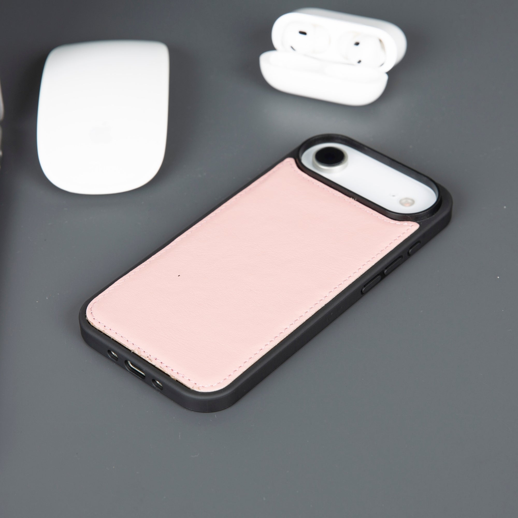 Casper iPhone 17 Air Hakiki Deri Cüzdan Kılıfı