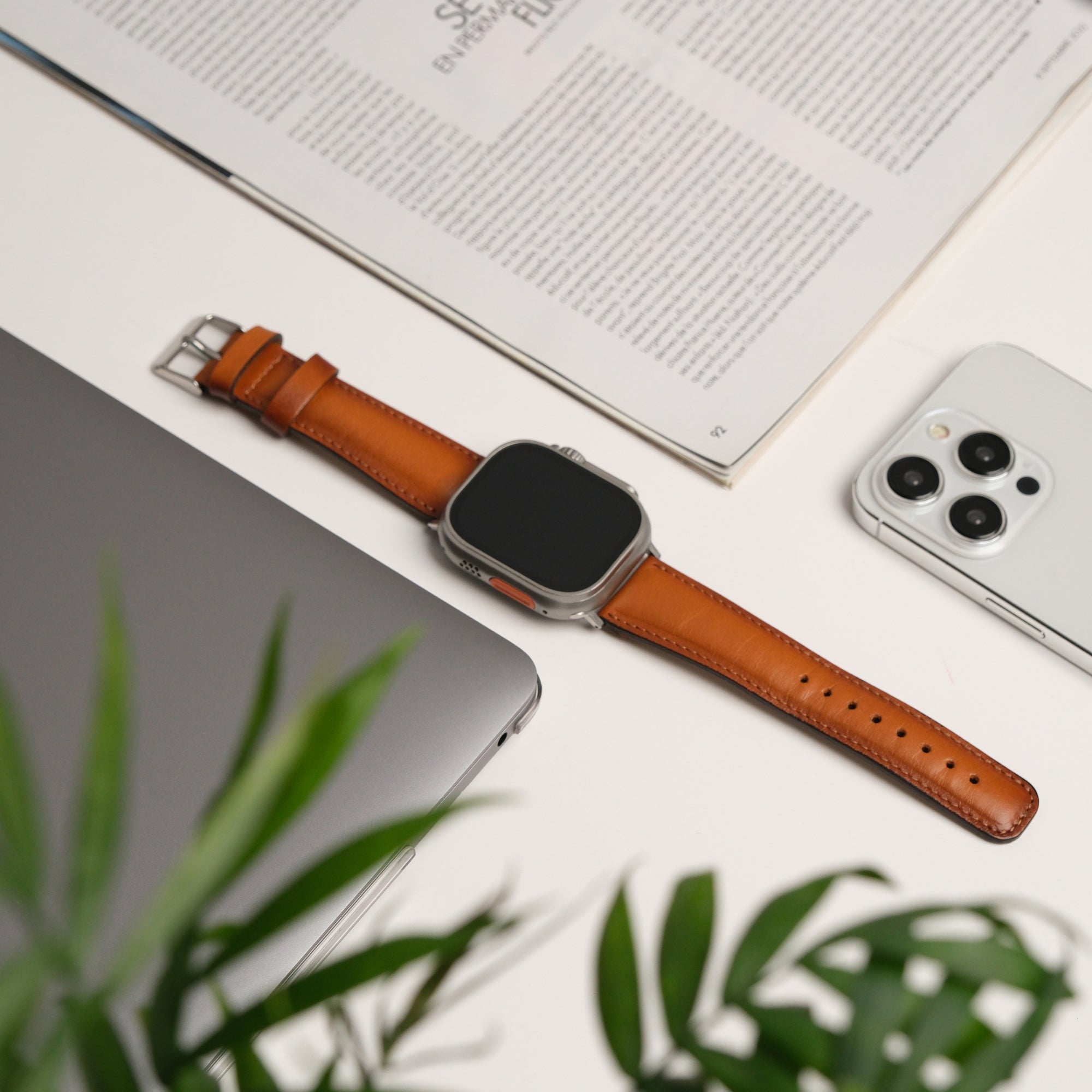 jakson apple watch kordon rustik taba