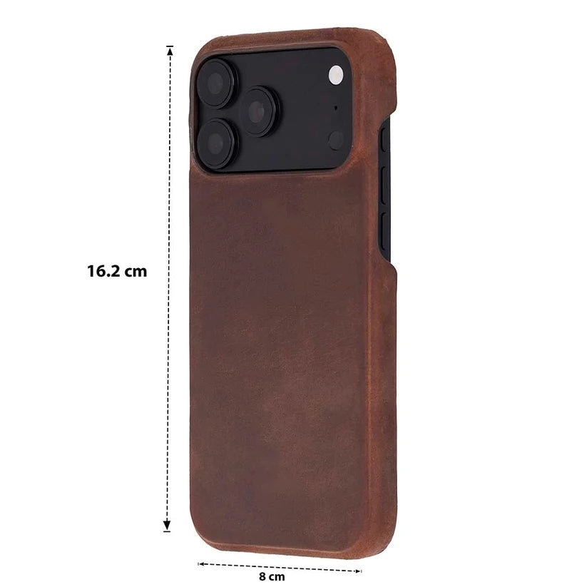 Ventura iPhone 18 Pro Max Hakiki Deri MagSafe Kılıf