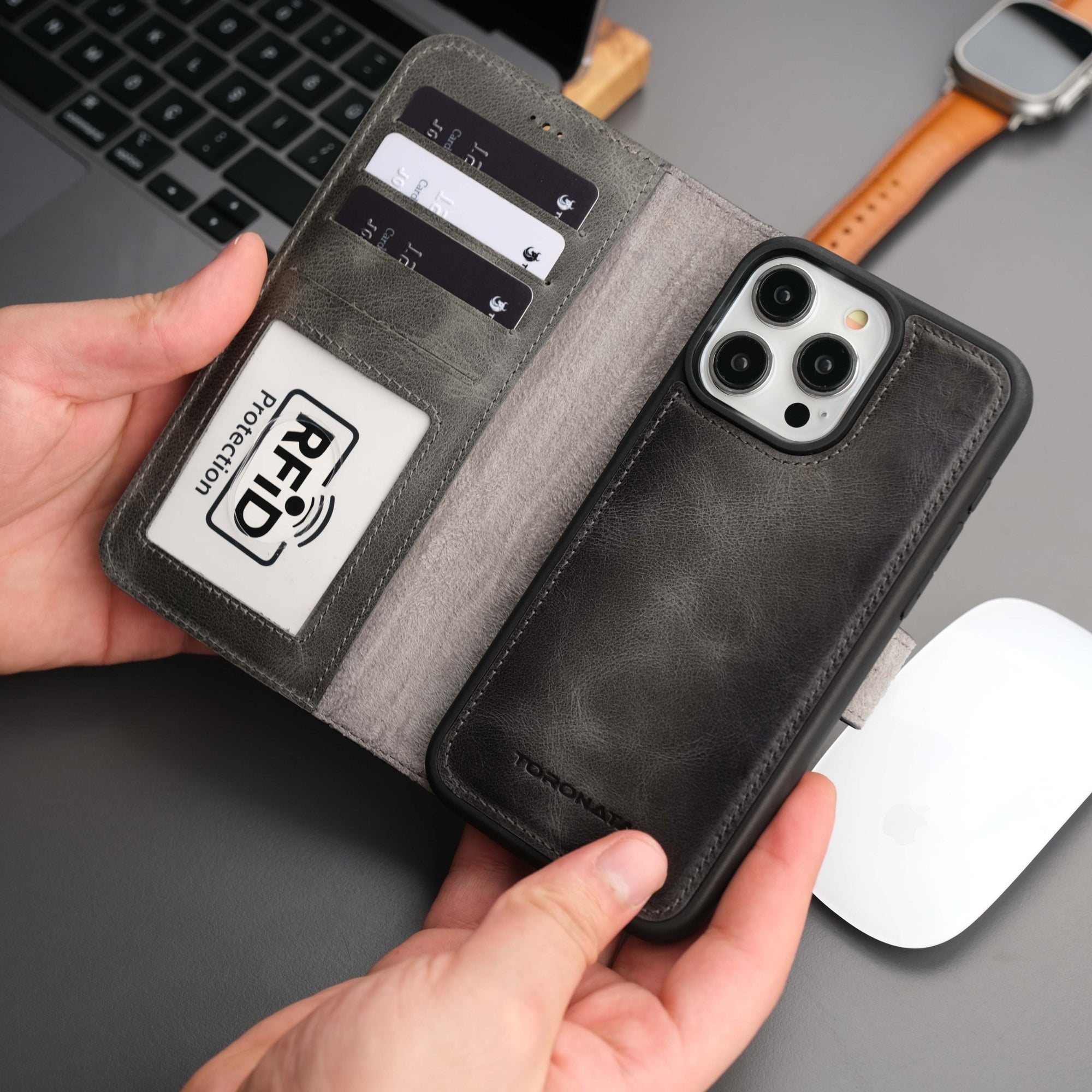 iPhone 14 Deri Kılıf | 14 Plus, 14 Pro, 14 Pro Max Modelleri | Uzun Ömürlü Koruma 