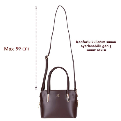 Belmont Kadın Omuz ve El Çantası – Kişiye Özel PU Deri 