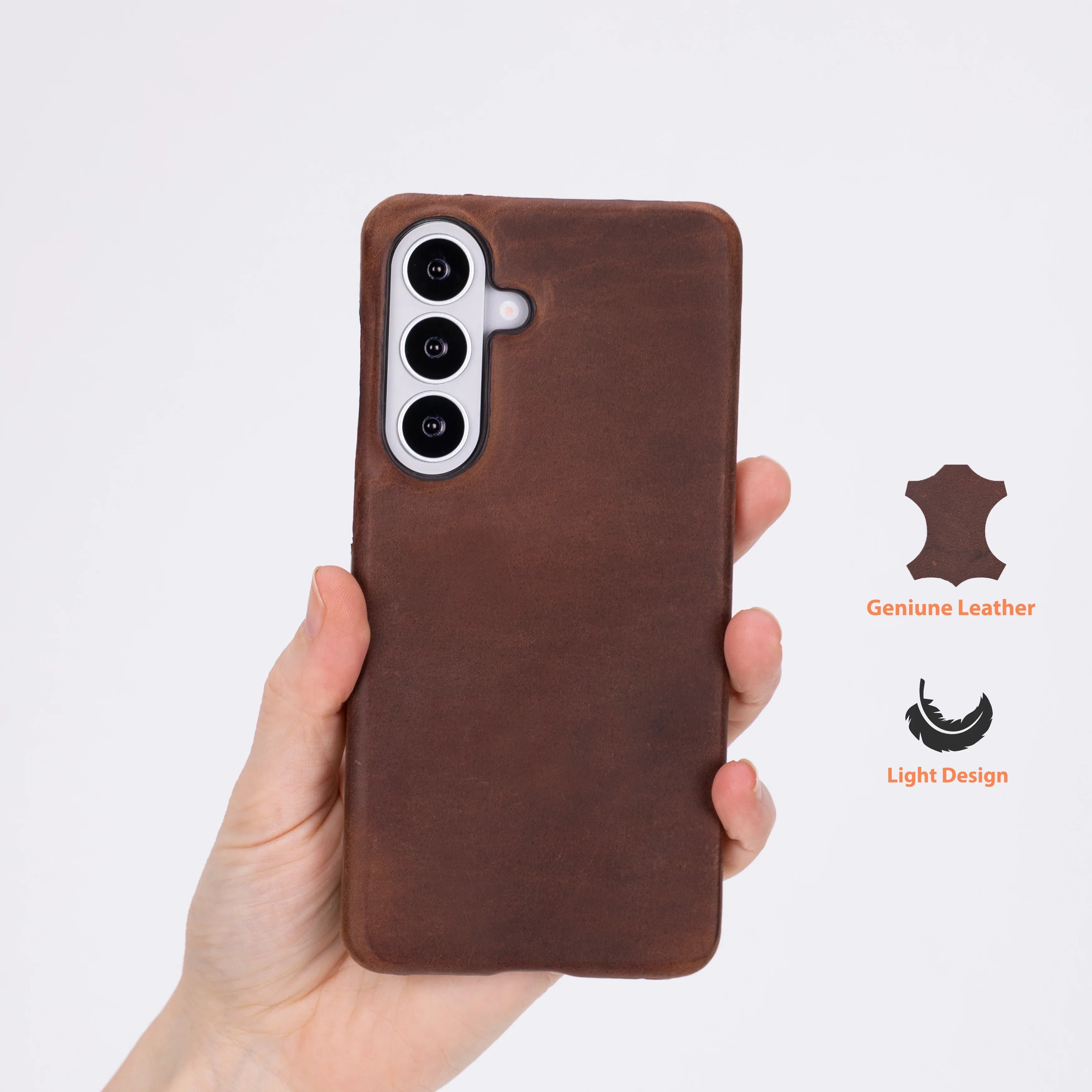 Marion Samsung Galaxy S26 Plus Leather Case - TORONATA #color_antik-kahve