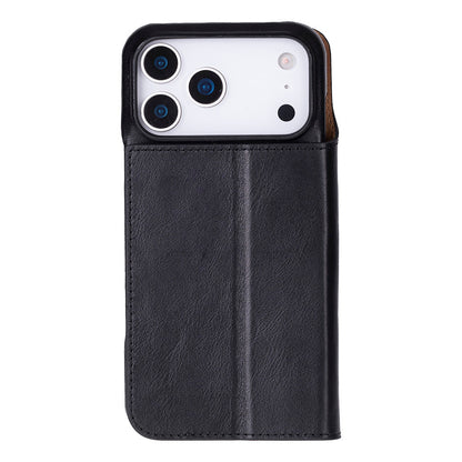 Decatur iPhone 18 full-grain leather folio case - Black - view 22 