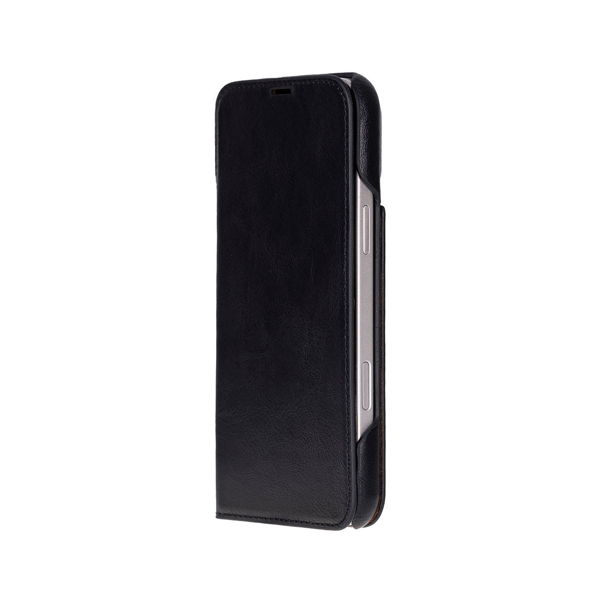 Decatur iPhone 18 full-grain leather folio case - Black - view 12 