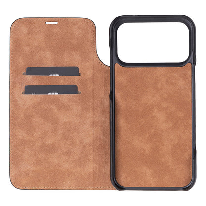 Decatur iPhone 18 full-grain leather folio case - Black - view 16 