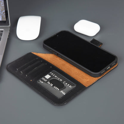 Casper iPhone 18 Pro full-grain leather wallet case - Black - view 16 