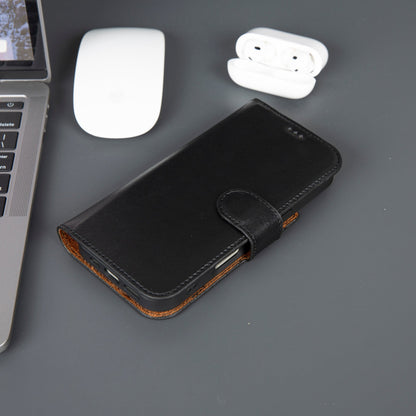 Casper iPhone 18 Pro full-grain leather wallet case - Black - view 14 