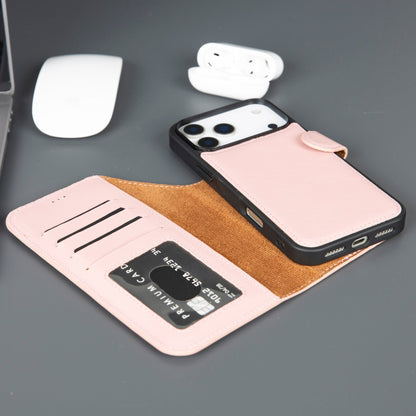Casper iPhone 18 Pro full-grain leather wallet case - Pink - view 44 
