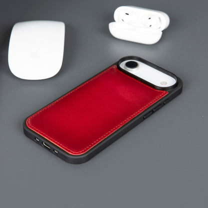 Casper iPhone 17 Air Hakiki Deri Cüzdan Kılıfı