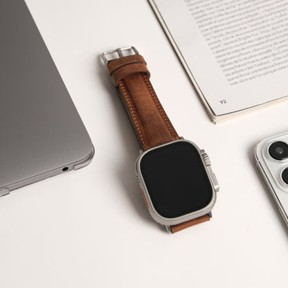 jakson apple watch kordon antik kahve taba 