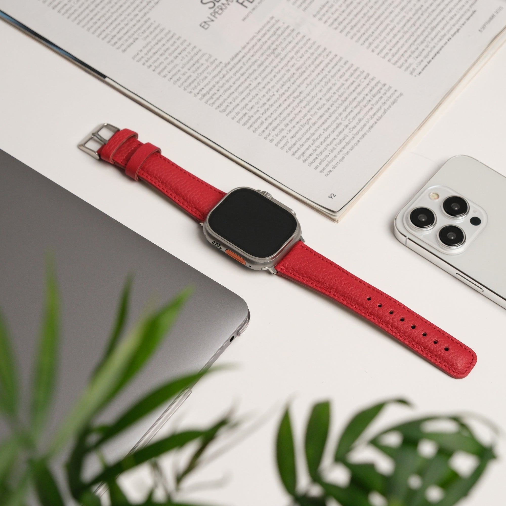 jakson apple watch kordon kirmizi 