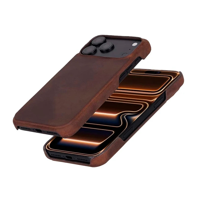 Ventura iPhone 18 Pro Max Hakiki Deri MagSafe Kılıf 