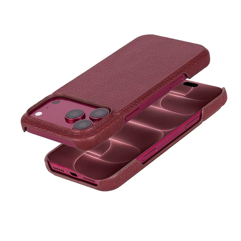 Ventura iPhone 18 Pro Max Hakiki Deri MagSafe Kılıf 