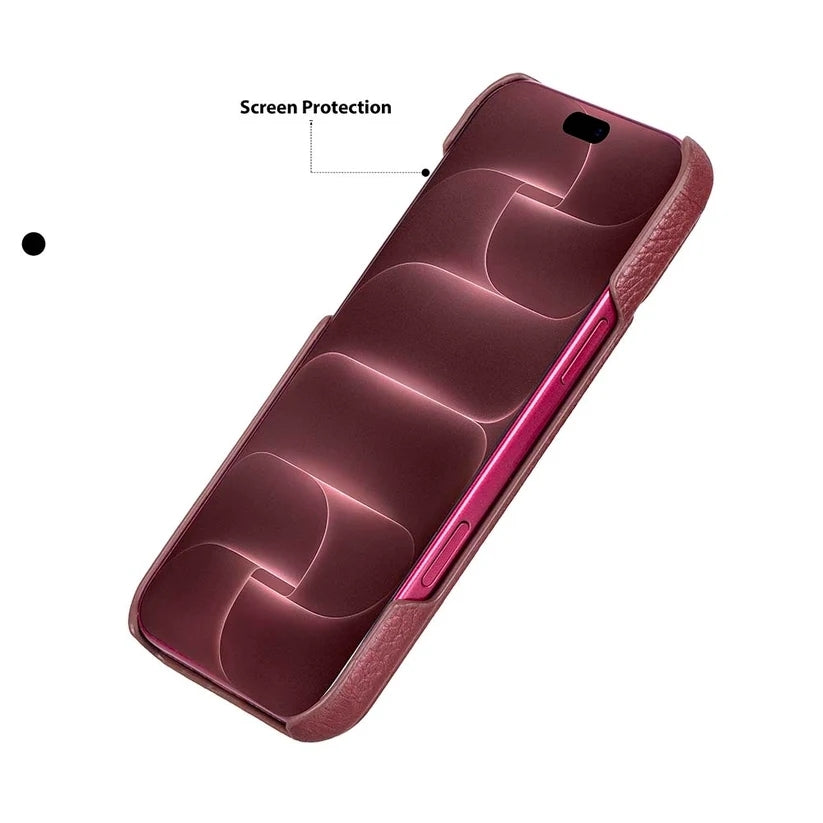 Ventura iPhone 18 Pro Max Hakiki Deri MagSafe Kılıf 