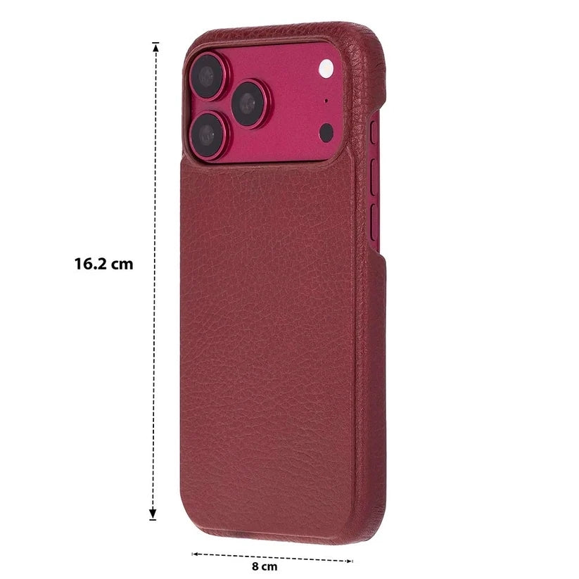 Ventura iPhone 18 Pro Max Hakiki Deri MagSafe Kılıf 