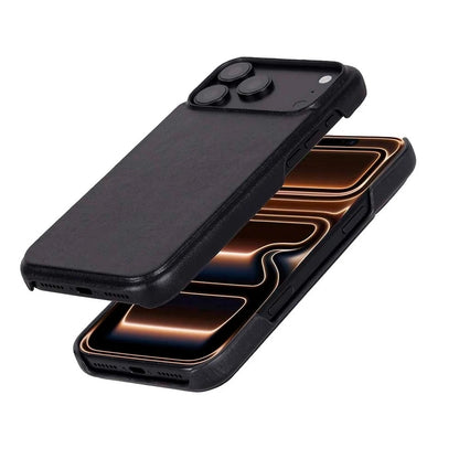 Ventura iPhone 18 Pro Max Hakiki Deri MagSafe Kılıf 