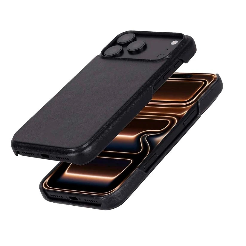 Ventura iPhone 18 Pro Max Hakiki Deri MagSafe Kılıf 