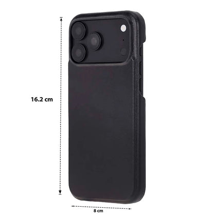 Ventura iPhone 18 Pro Max Hakiki Deri MagSafe Kılıf 