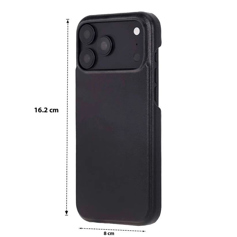 Ventura iPhone 18 Pro Max Hakiki Deri MagSafe Kılıf 
