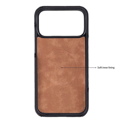 Ventura iPhone 18 Pro Max Hakiki Deri MagSafe Kılıf 