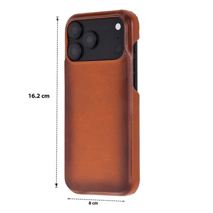 Ventura iPhone 18 Pro Max Hakiki Deri MagSafe Kılıf 